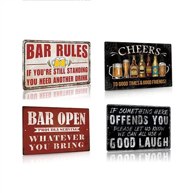 Vintage Bar Pub Fyndið Skilti